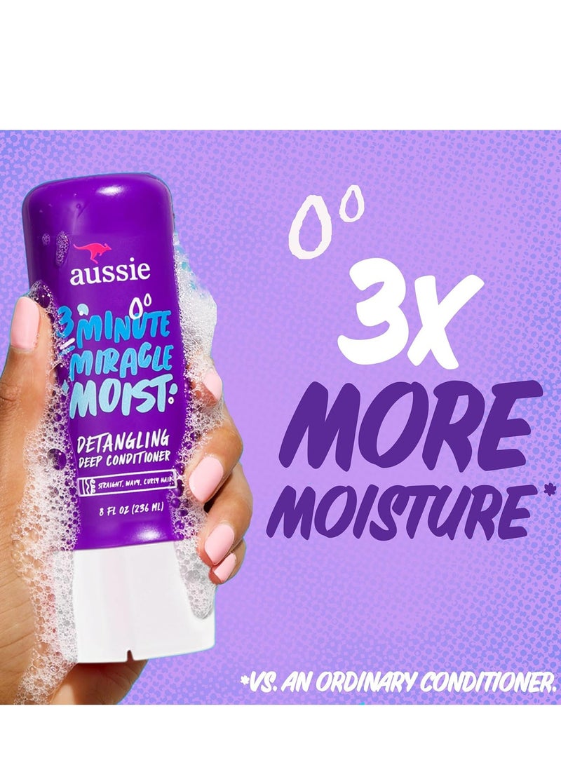 Aussie Avocado 3 Minute Miracle Moist Deep Conditioner- Paraben Free 236 ML - Image 4