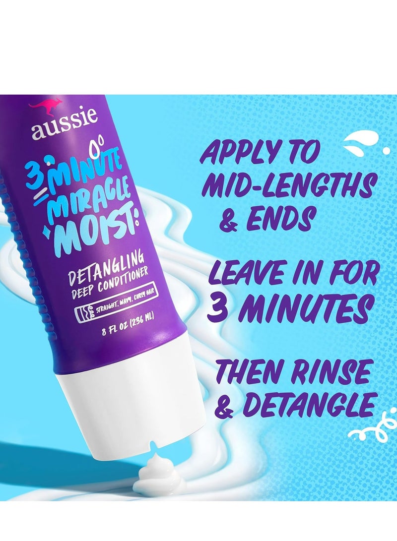 Aussie Avocado 3 Minute Miracle Moist Deep Conditioner- Paraben Free 236 ML - Image 5