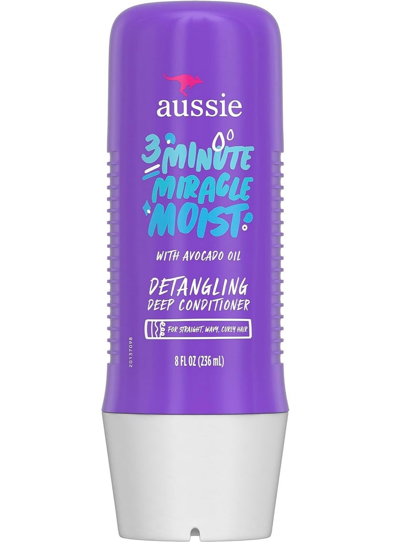 Aussie Avocado 3 Minute Miracle Moist Deep Conditioner- Paraben Free 236 ML - Image 1