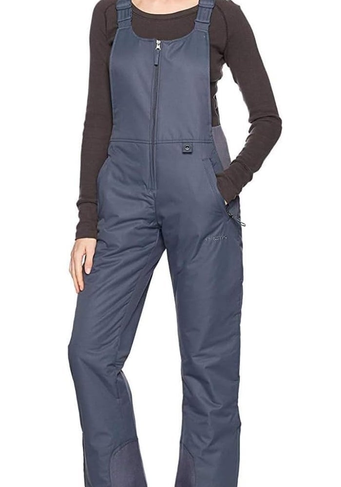 ARCTIX Women's Essential Insulated Bib Overalls - Steel - Image 1