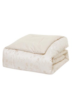 Melen Double Summer Jacquard Bedding Set - 7 Pieces - Serena - Light Beige  - Image 4