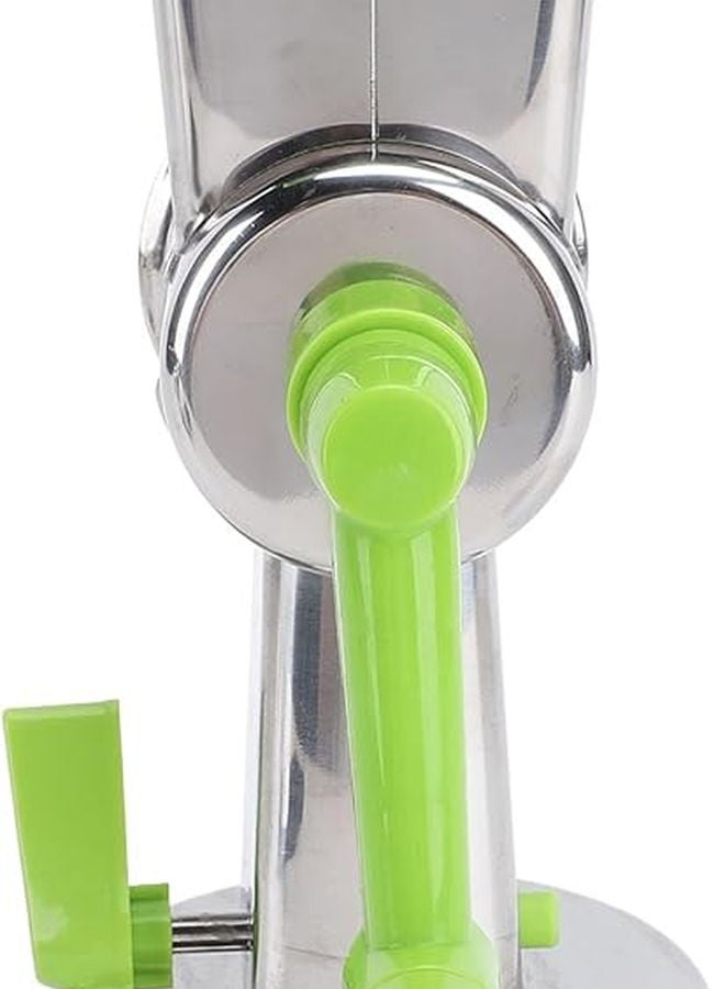 Premium Steel Manual Cheese Grater With Suction Base 3 Blades For Vegetables - Image 3