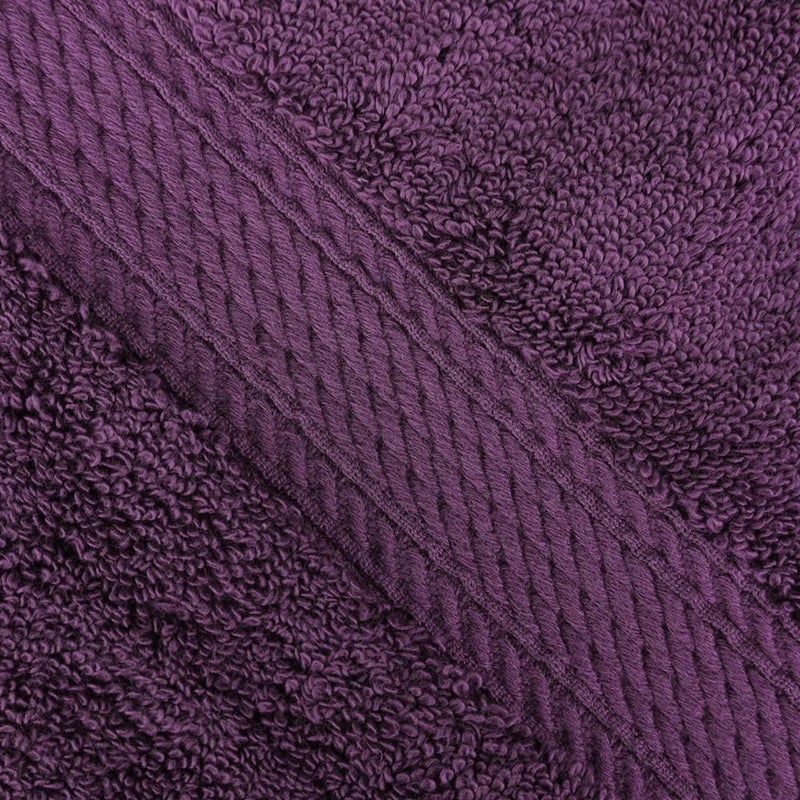 Superior All climate suitability Egyptian Cotton Pile Face Towel/Washcloth Set of 6, Ultra Soft Luxury Towels, Thick Plush Essentials, Absorbent Heavyweight, Guest Bath, Hotel, Spa, Home Bathroom, Shower Basics, Plum All consumer tier purchase options - Image 3
