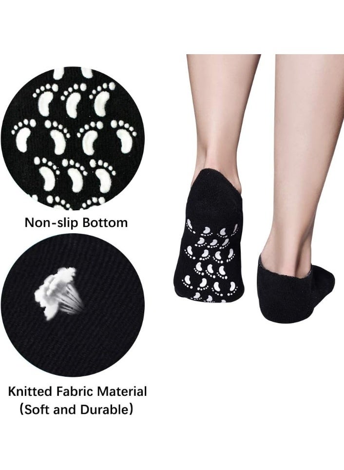 Moisturising Socks, Moisturising Gel Socks, Spa Socks with Essential Oils, Rose, Spa Gel Socks, Foot Care for Dry, Cracked Feet and Soften Dry Skin, 1 Pair - Image 3