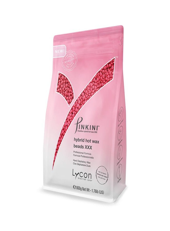 Lycon PINKINI Brazilian Hard Wax Beads for Hair Removal, Effortless Bikini Waxing with Professional-Grade Soothing Formula, Suitable for Sensitive Skin, 800g - Image 1