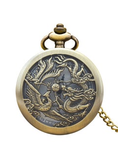 NIBEMINENT Vintage Metal Analog Pocket Watch Unisex Casual Style  - Image 2