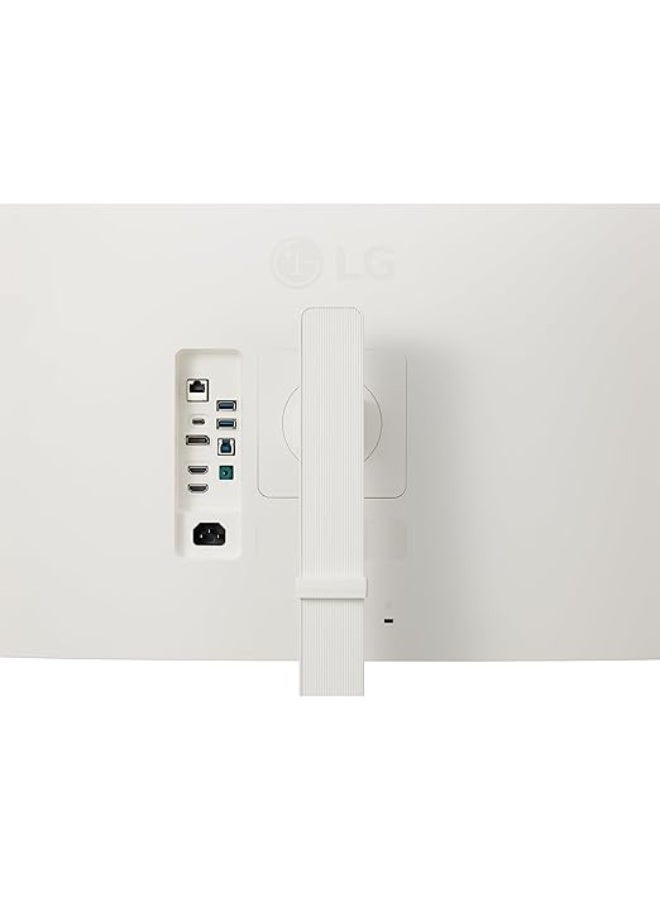 LG 38WR85QC-W 38 inch Curved UltraWide WQHD Nano IPS VESADisplayHDR 600 144Hz 1ms USB Type-C 90W Computer Monitor NVIDIA G-SYNC AMD FreeSync Premium Pro HDMI DisplayPort Tilt/Height/Swivel Stand White white - Image 3