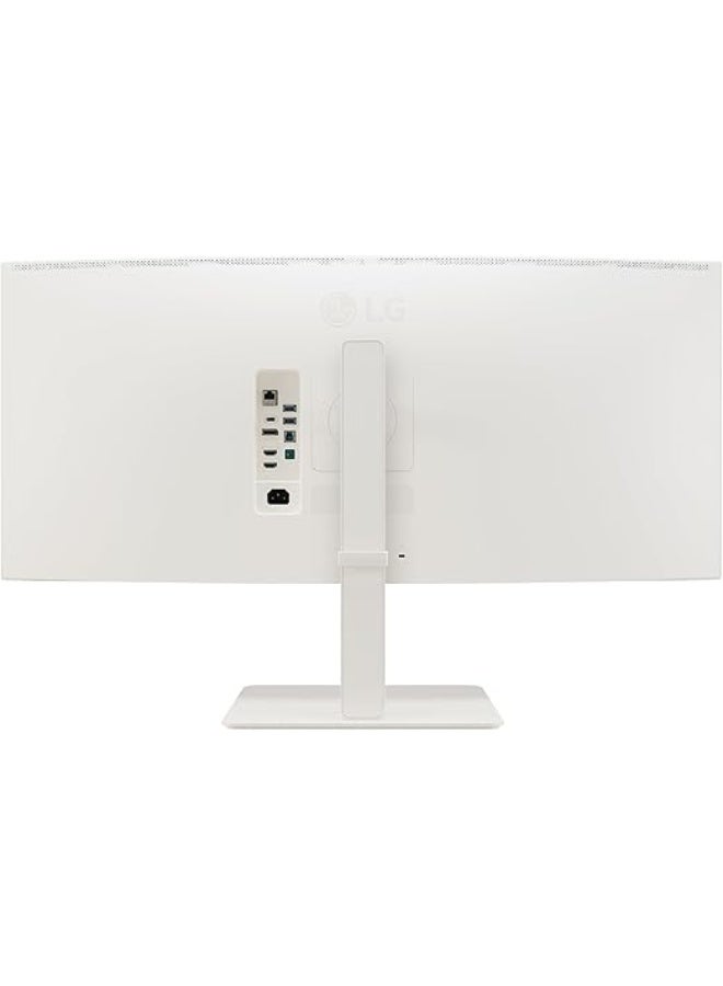LG 38WR85QC-W 38 inch Curved UltraWide WQHD Nano IPS VESADisplayHDR 600 144Hz 1ms USB Type-C 90W Computer Monitor NVIDIA G-SYNC AMD FreeSync Premium Pro HDMI DisplayPort Tilt/Height/Swivel Stand White white - Image 4