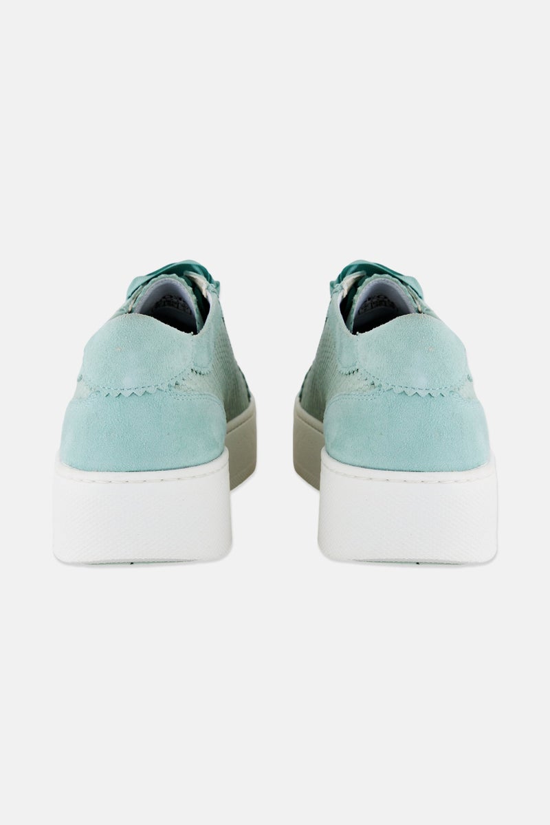 GEOX Women Slip On Casual Shoes, Mint Green - Image 3