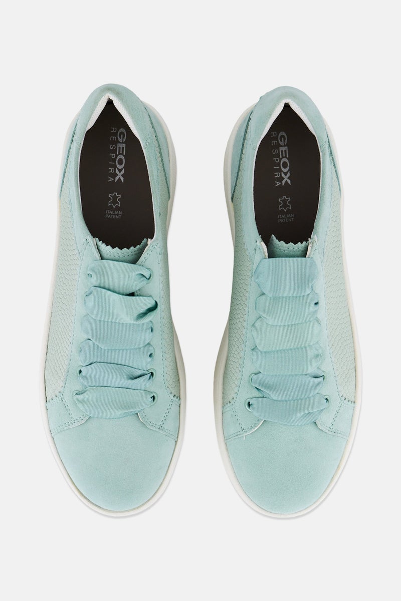 GEOX Women Slip On Casual Shoes, Mint Green - Image 4