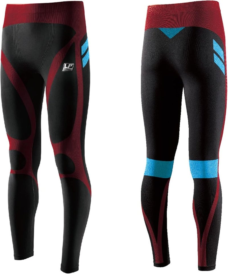 LP Support Unisex Compression Tights for Leg Support - Black - Image 3