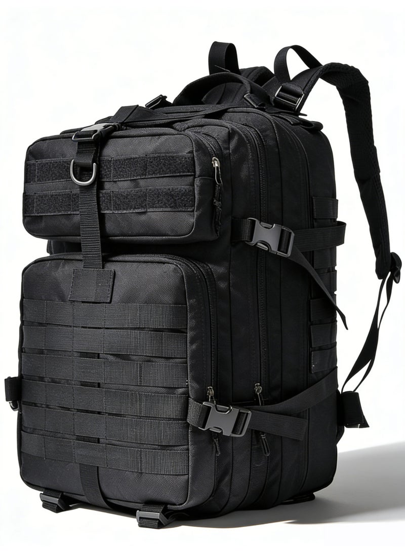 WINEENEE Military Tactical Backpack 45L Waterproof Large Durable Hiking Bag for Men Outdoor Camping Travel Gym Work Anti-Theft Sport Backpack for Daily Use Desert Trips Picnics - Image 1