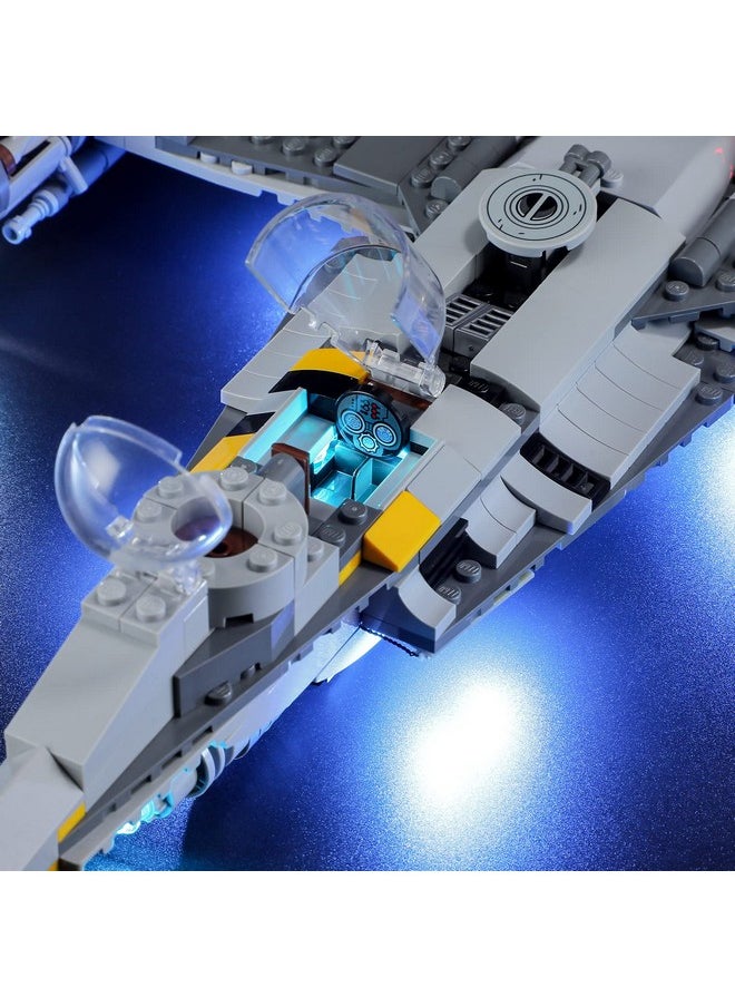 BRIKSMAX BRIKSMAX Led Lighting Kit for LEGO-75325 The Mandalorian's N-1 Starfighter - Compatible with Lego Star Wars Building Blocks Model- Not Include The Lego Set  - Image 5