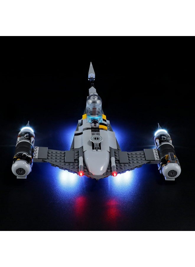 BRIKSMAX BRIKSMAX Led Lighting Kit for LEGO-75325 The Mandalorian's N-1 Starfighter - Compatible with Lego Star Wars Building Blocks Model- Not Include The Lego Set  - Image 4