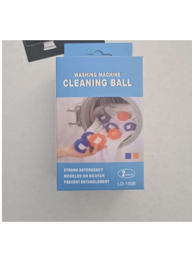 كرات الغسيل لإزالة شعر الحيوانات الأليفة، مجموعة مكونة من عبوتين وكل عبوه بها قطعتين لغسيل الملابس، وهي مضادة للالتفاف وماصة لشعر الحيوانات، كرات لإزالة الوبر، كما أنها قابلة لإعادة الاستخدام للغسالة (4قطع) - Image 2