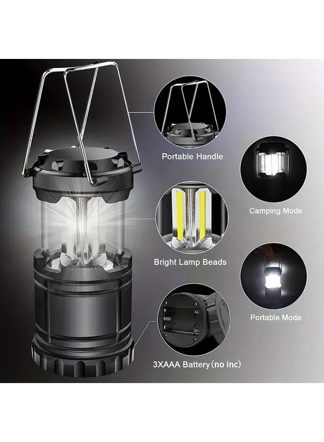 2 Pack Super Bright LED Collapsible Camping Lantern Portable Emergency Light - Image 3