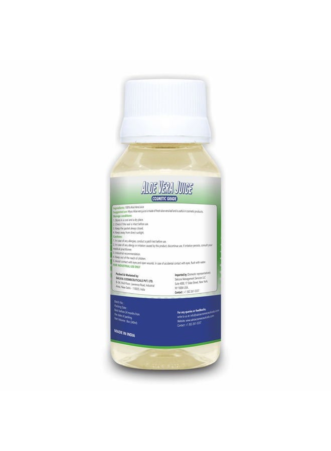 Myoc Aloe Vera Juice – Cosmetic Grade | Suitable for DIY Skincare, Haircare & Cosmetic Formulations | 8 Fl Oz (240ml) - Image 2