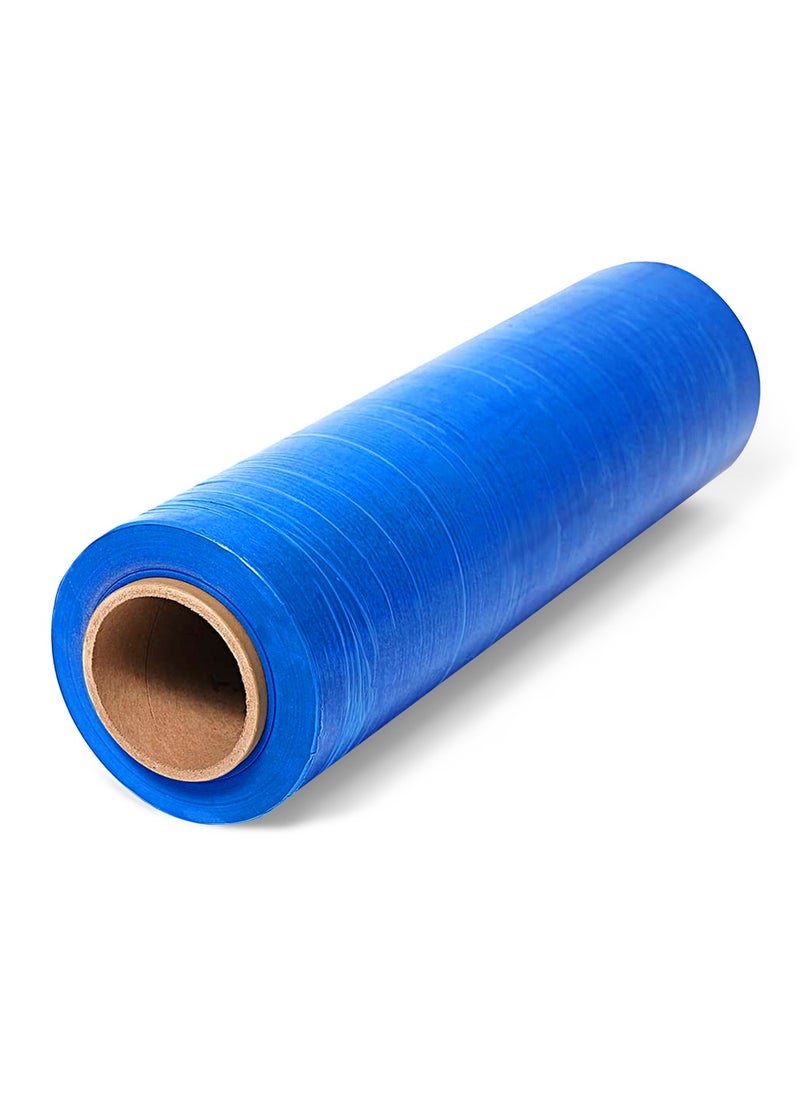 Hi Care - Stretch Film Plastic Wrap Roll –Blue- Industrial Heavy Duty Shrink Wrap Cling Film For Packing Furniture, Luggage Wrapping, Plastic Roll For Moving Supplies - Image 1