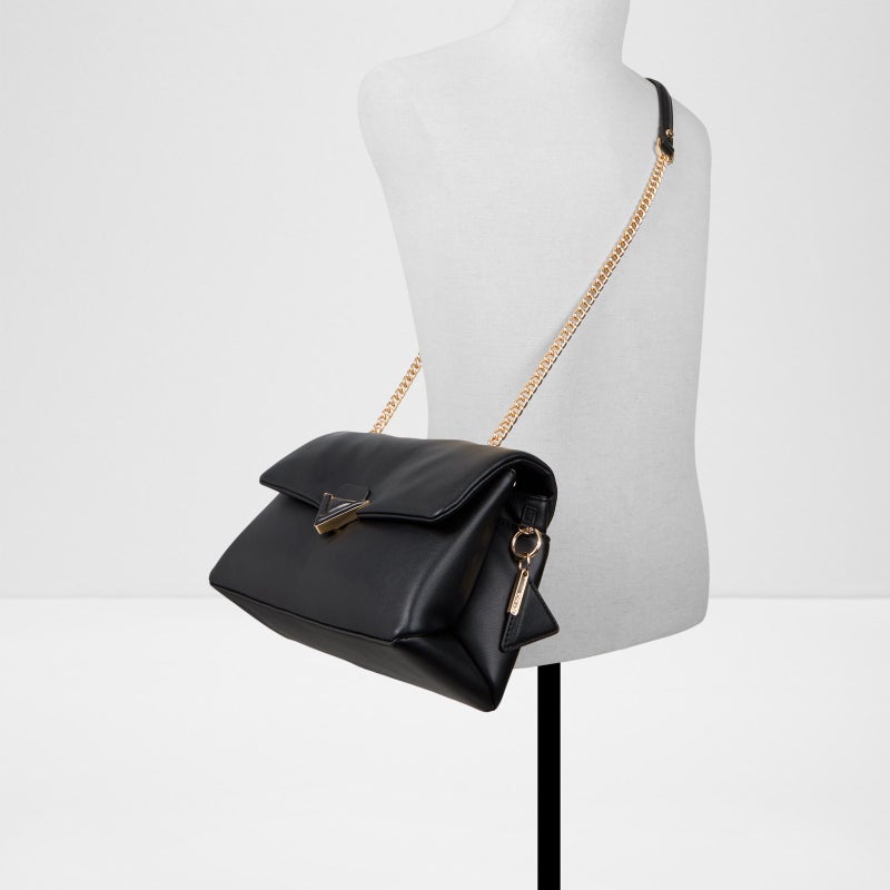 ALDO Solid Chain Strap Crossbody Bag - Image 4