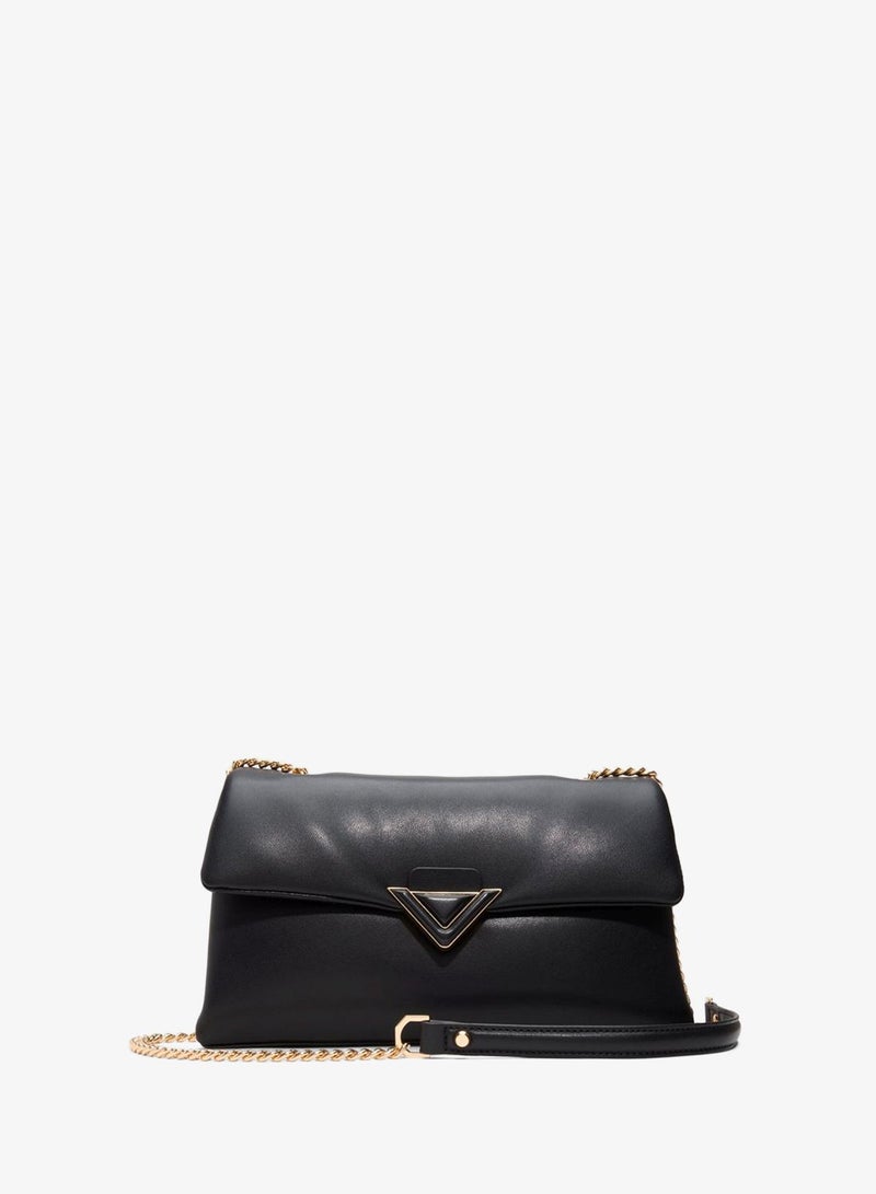 ALDO Solid Chain Strap Crossbody Bag - Image 1