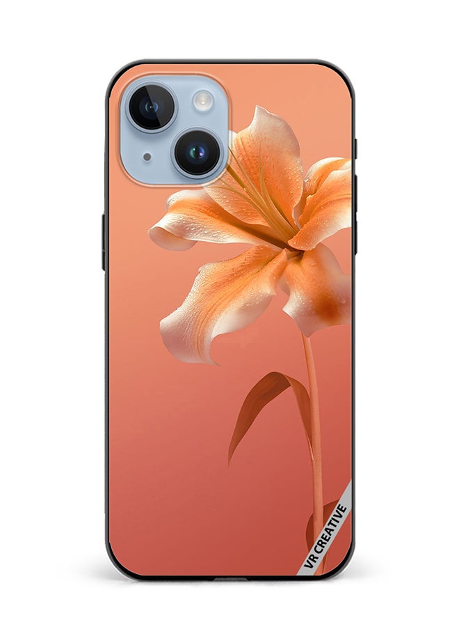 VR CREATIVE Protective Case Cover For Apple iPhone 15 Flower Design Multicolour - Image 1