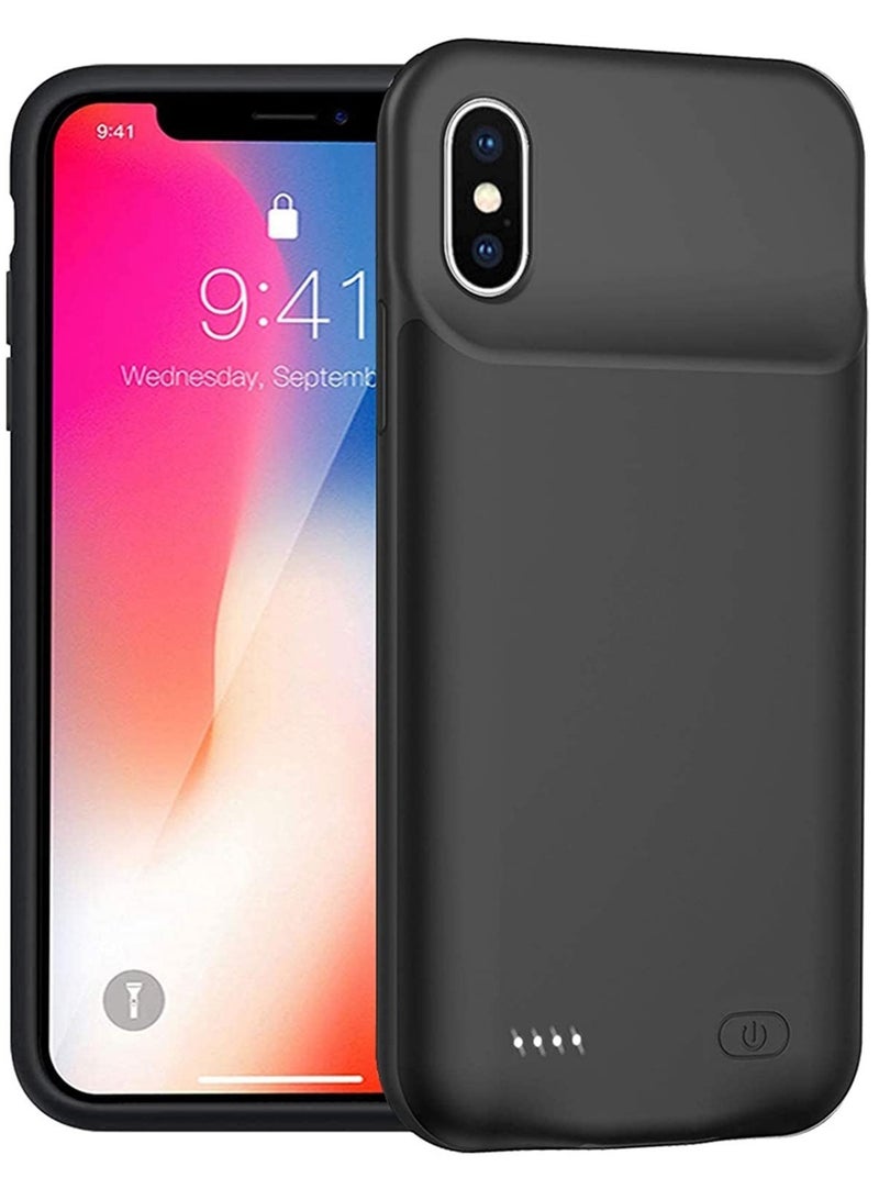 ELTRAZONE Battery Case for iPhone X/Xs, 3200mAh Portable Protective Charging Case Extended Rechargeable Battery Pack Charger Case Compatible with iPhone X/XS (5.8 inch) - Image 1