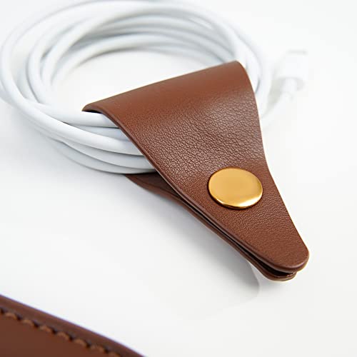 Benfan PU Leather Laptop Sleeve Compatible with New 14 inch MacBook Pro A2992 A2918 A2442,Old MacBook Pro Air 13, Surface Laptop 13.5, Thinkpad X1 Carbon 14 Color Set of 4PCS Dark Brown - Image 4