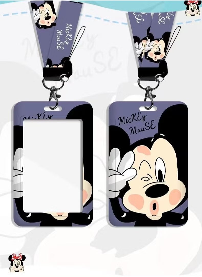Disney Mickey Mouse Student ID Card Identification Card Holder  - Image 1