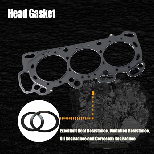 AUCERAMIC HS26265PT Engine Cylinder Head Gasket Fit for 2005-2010 Honda Odyssey 2005-2008 Honda Pilot 2003-2006 Acura Mdx 2005-2008 Acura Tl 3.5L 2004-2008 Acura Rl 3.2L V6 12251-PVJ-A01 J35A5 J32A3 - Image 4