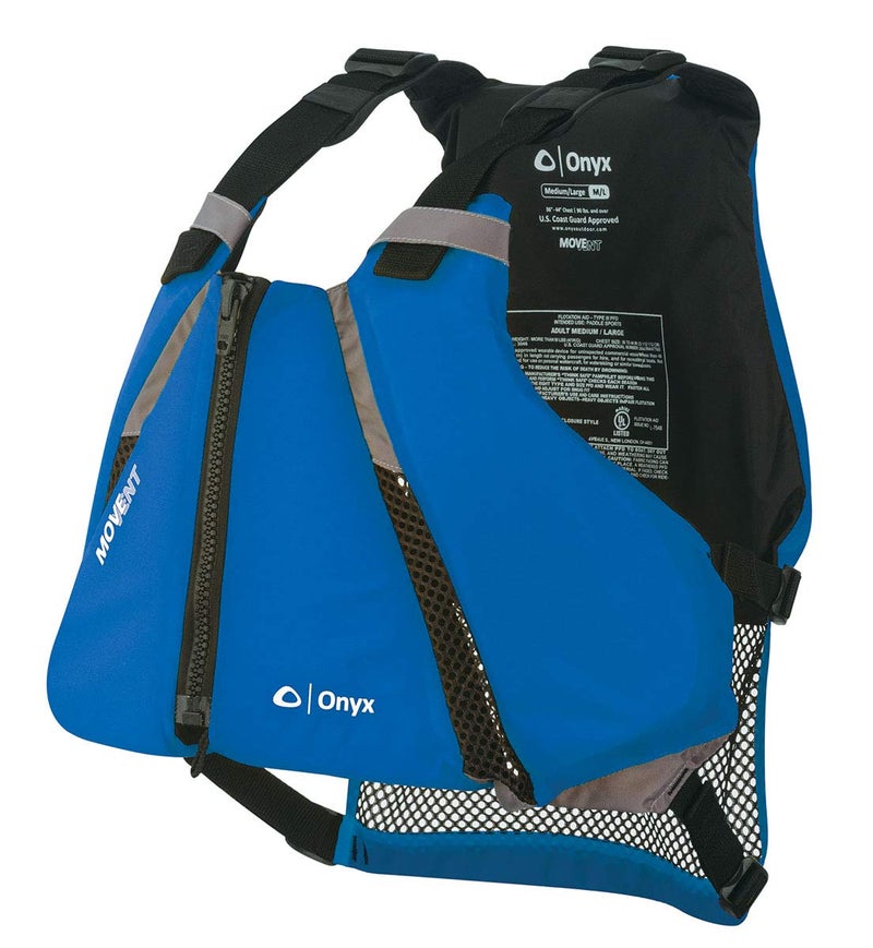 ONYX MoveVent Curve Paddle Sports Life Vest, X-Small/Small, Blue - Image 1