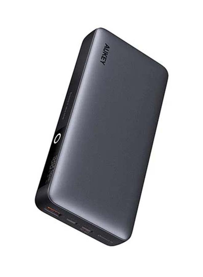 Aukey 20000 mAh Power Bank 65W Gray - Image 1