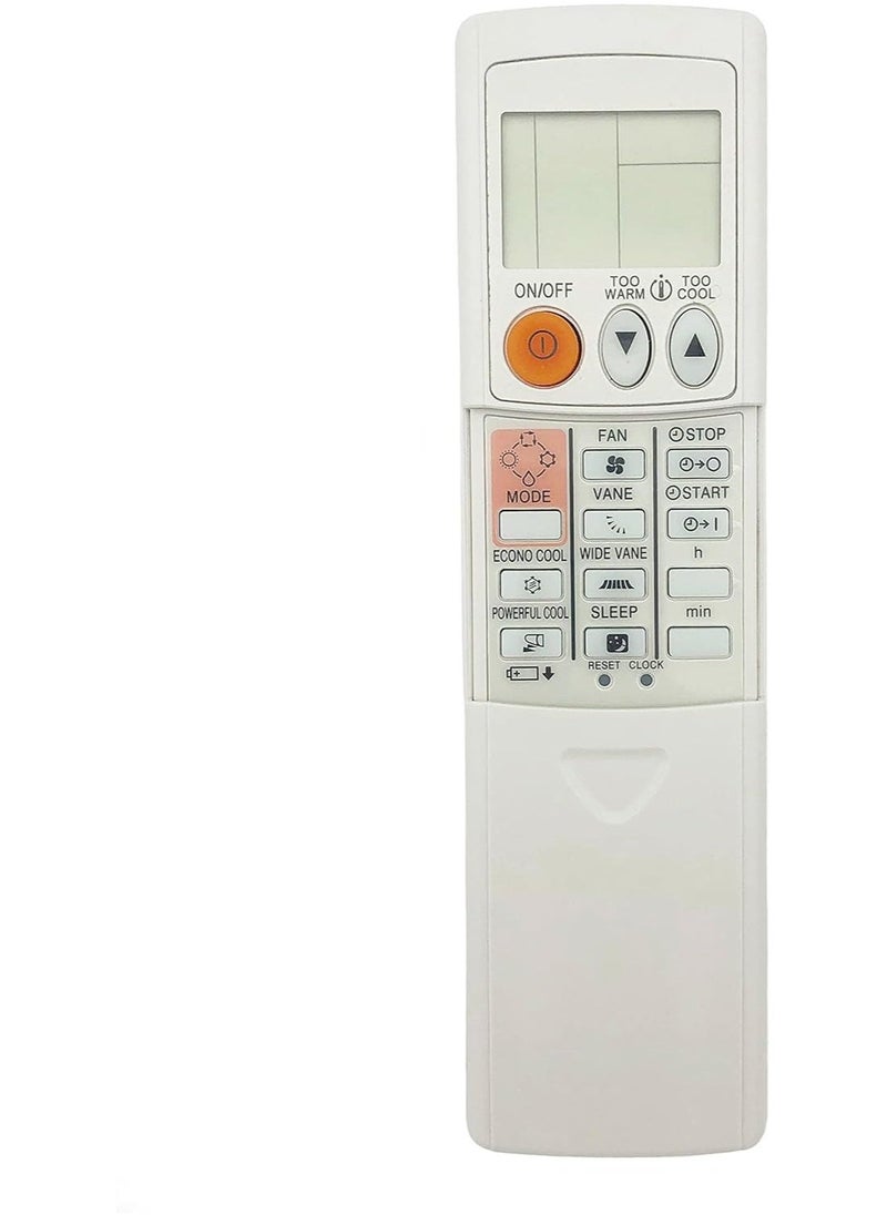 ELTRAZONE - Universal Remote Control Replacement for Mitsubishi Air Conditioner A/C | Compatible with MSZ-A12NA, MSZ-GE09NA, MSZ-A15NA, MSZ-D30NA & More | Easy Setup, Celsius Display, High-Performance Control for Mitsubishi A/C Models - Image 1