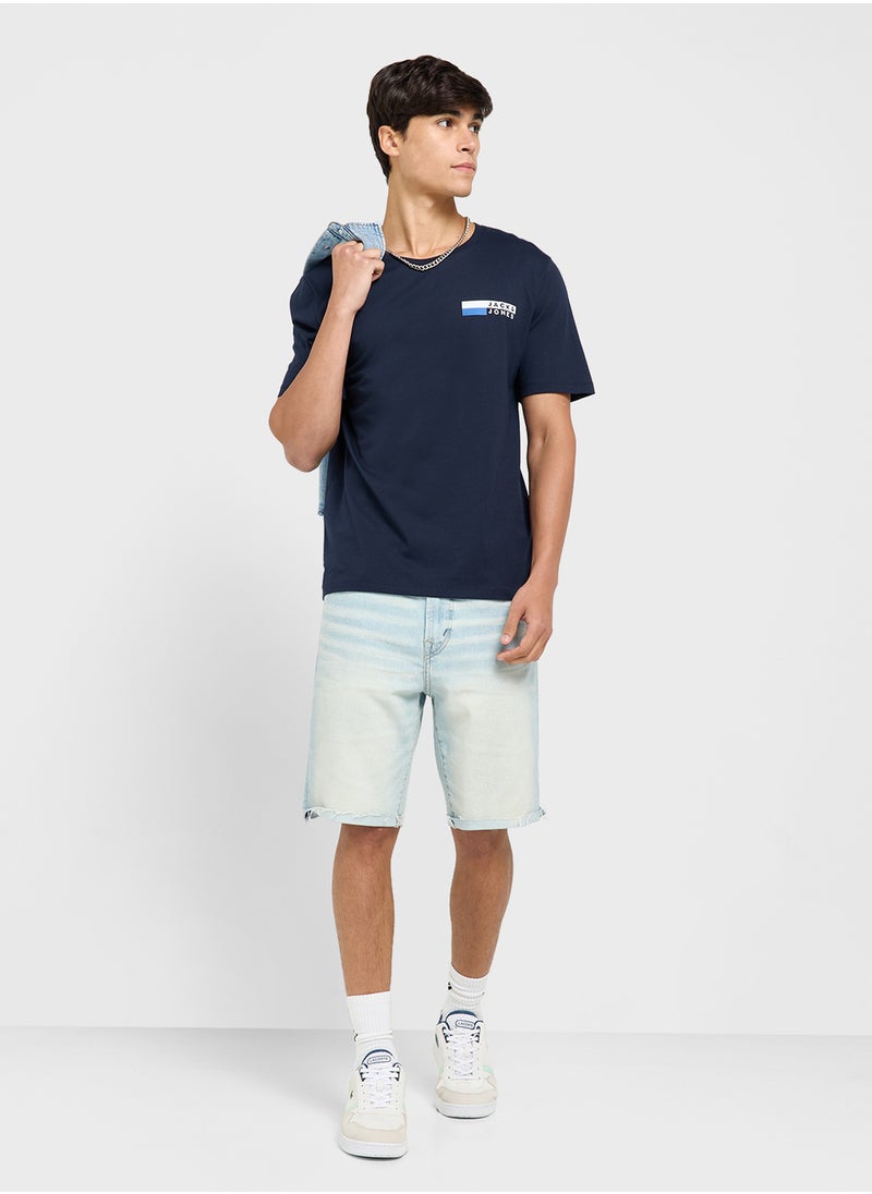 JACK & JONES Graphic Print Crew Neck T-Shirt  - Image 4