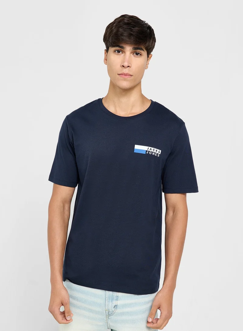 Graphic Crew Neck T-Shirt