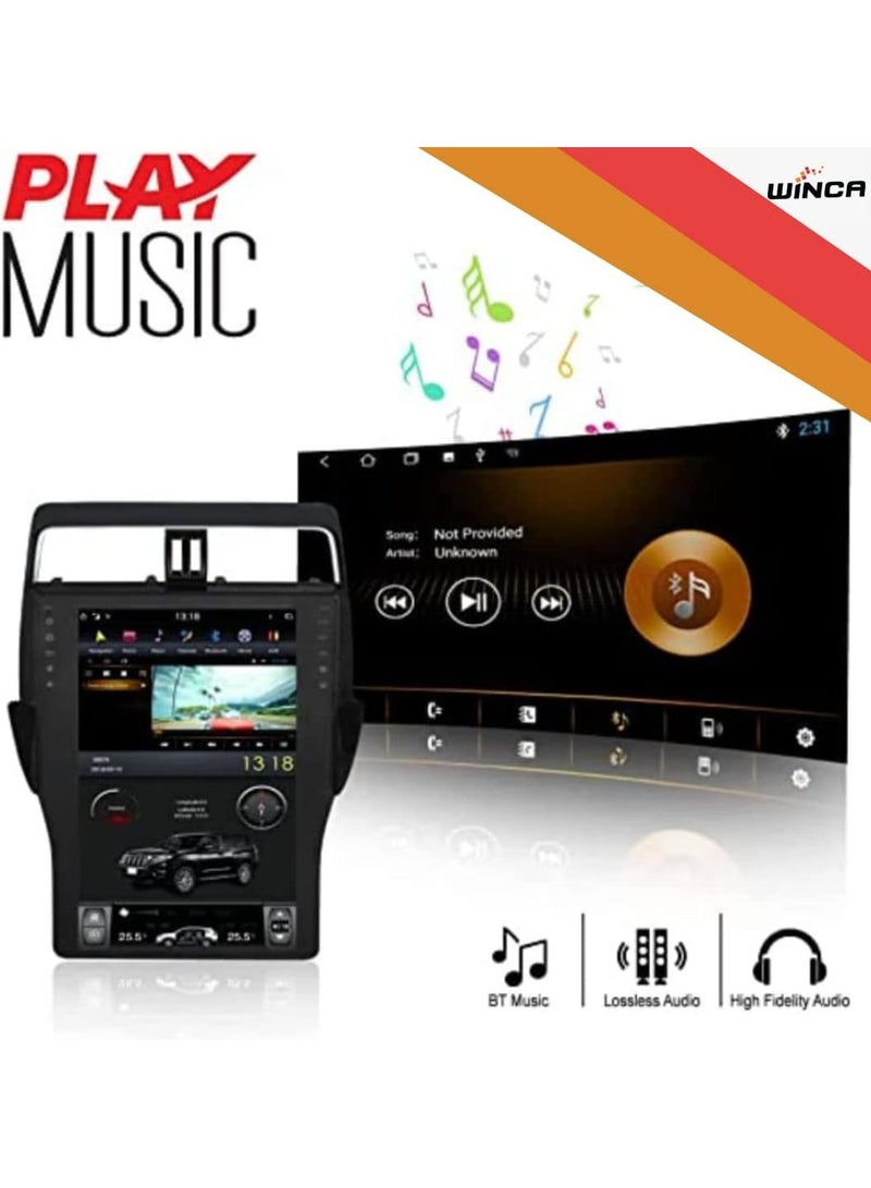 WINCA WINCA Car Android System Compatible With Toyota Prado 2018 2019 Tesla 16 Inch Special Android System Full Touch Gps Navigation Multimedia Player Item-1805  - Image 3