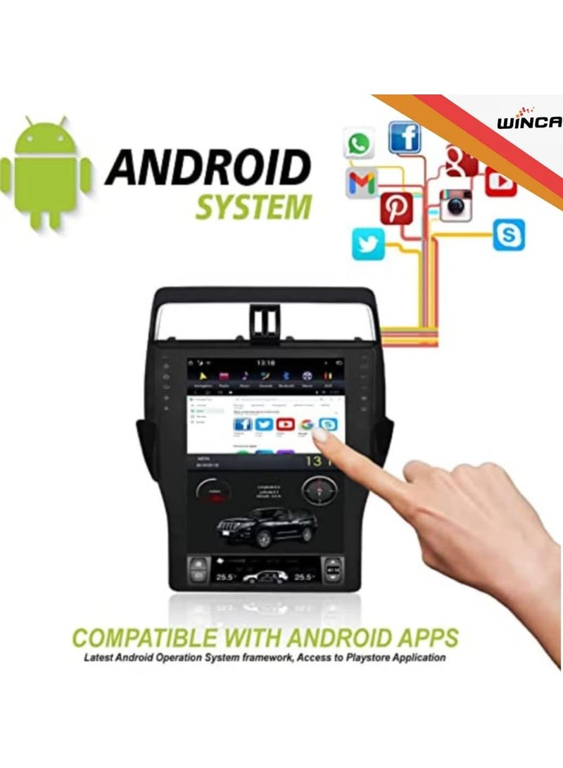 WINCA WINCA Car Android System Compatible With Toyota Prado 2018 2019 Tesla 16 Inch Special Android System Full Touch Gps Navigation Multimedia Player Item-1805  - Image 4