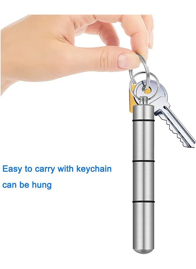 Golden - Earwax Removal kit, Ear Wax Removal 6-in-1 Ear Pick Tools Reusable Ear Cleaner, Stainless Steel Ear Pick Set with Keychain Box Utility to Use - Image 1