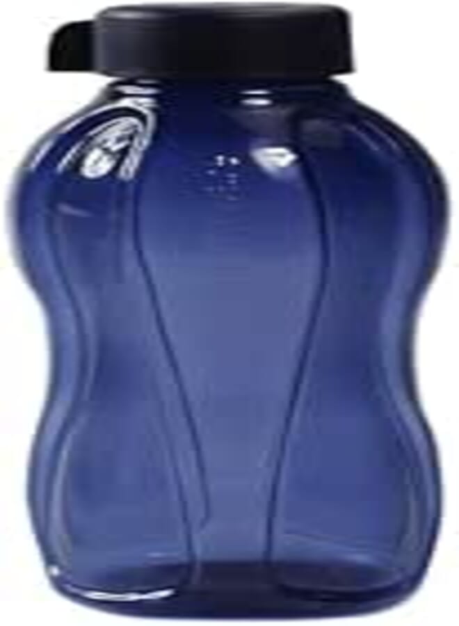 Tupperware To Go Eco 1.0 L Dark Blue Twist Cap EcoEasy Drinking Bottle