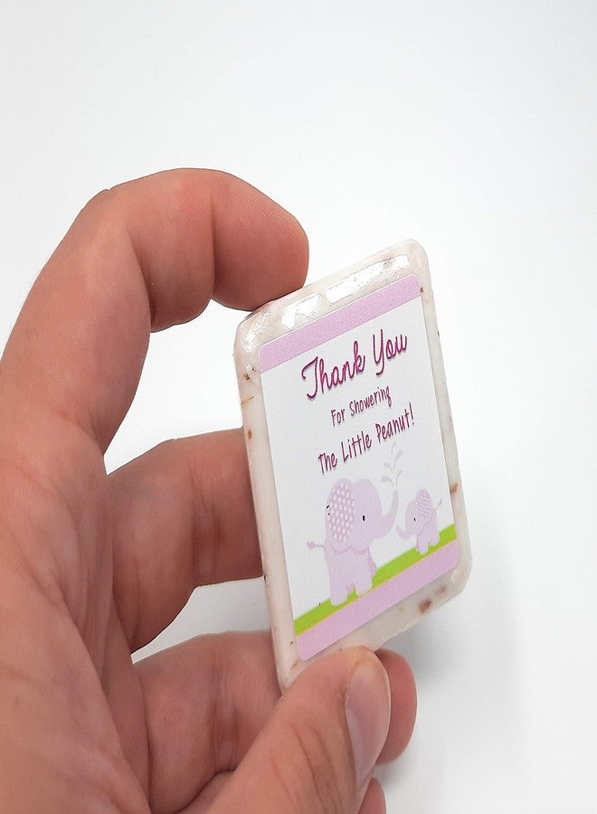 Botanical Bars 12 Pink Elephant Thank You Soap Favors - 1.5oz Soap Favors - Girl Baby Shower Favors - Elephant Baby Shower Favors - Image 2