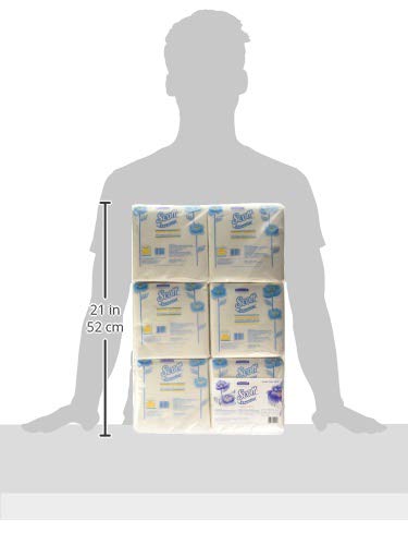 Scott® Essential Tissue Paper Napkins, 100 Pulls, Pack of 6 (Total 600 Sheets) (01324C) - Image 3