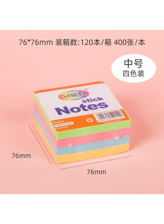 HELPS Colorful Sticky Notes, Cute Creative Sticky Notes, Customized Office Stationery Note Pads, Tearable Student Message Note Paper - Image 1