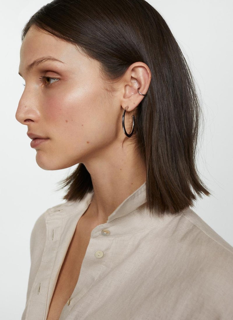 MANGO - Pocket Linen Shirt - Image 1