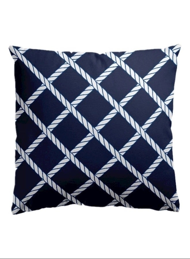 Mediterranean Style Navy Sea Star Coral Home Decorative Pillow Case 