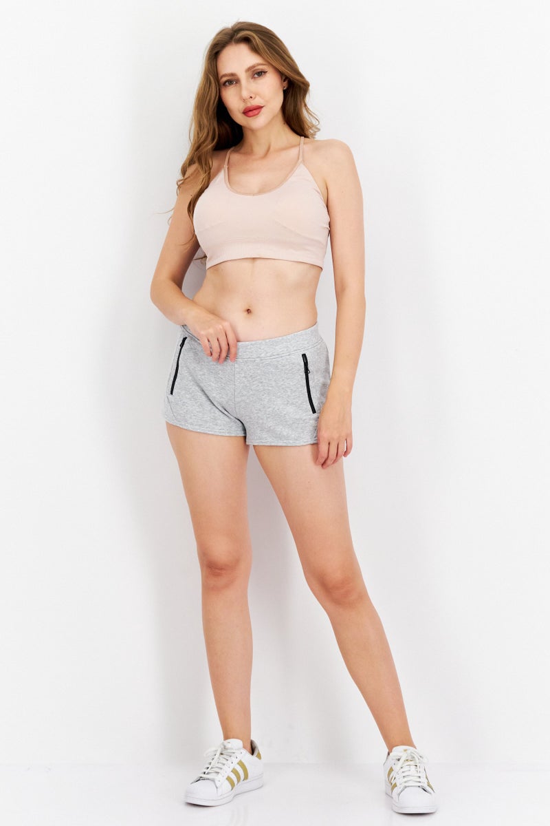 PUMA شورتات رياضية نسائية من بومة × سكوديريا فيراري، رمادي - Image 4