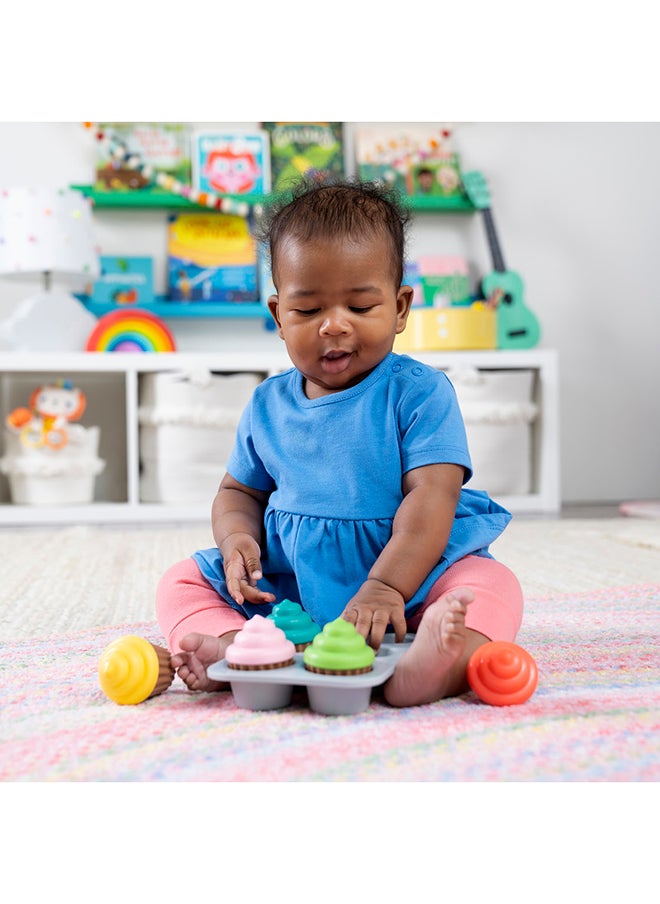 Bright Starts - Sort  And Sweet Cupcakes  Shape Sorting Activity Toy​ - Image 1