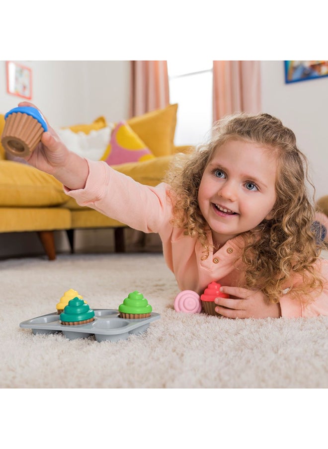 Bright Starts - Sort  And Sweet Cupcakes  Shape Sorting Activity Toy​ - Image 1