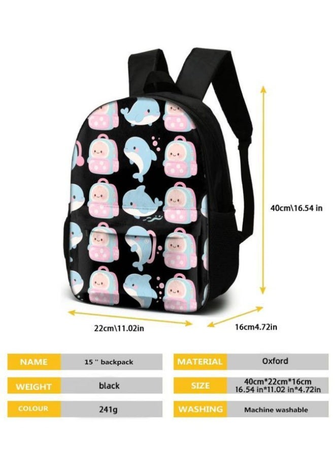 Bright Li Fire Fashion is unlimited! Cartoon bag three-piece set, suitable for a variety of scenes for students and teenagers (available for students, children, friends on outings, mountain climbing, school, etc.) - 46 - Image 5