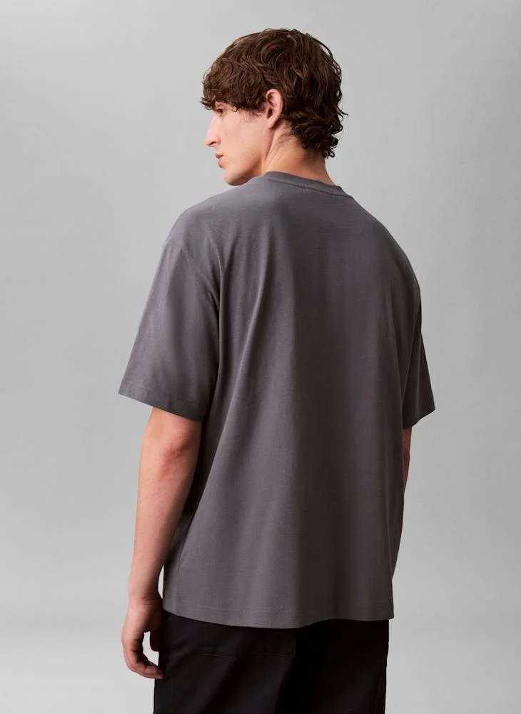 كالفن كلاين Logo Crew Neck T-Shirt