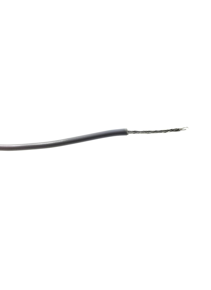 Invento INVENTO 15mtr 20 AWG 05 sqmm 15A Tinned Copper PVC Wire Flexible Grey Cable 17mm Dia High Temperature for DIY  - Image 3