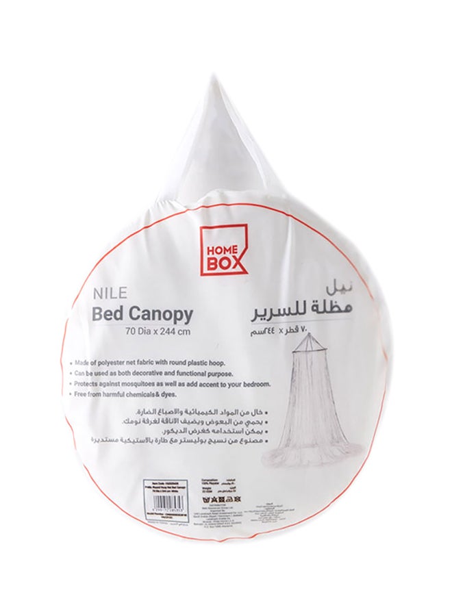 Nile Round Hoop Net Bed Canopy  - Image 1